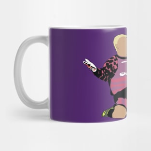 Peter Schmeichel MUFC Purple Kit Mug